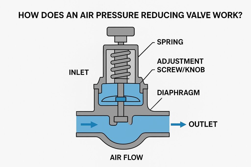 Working Principle of Air Pressure Reducing Valve